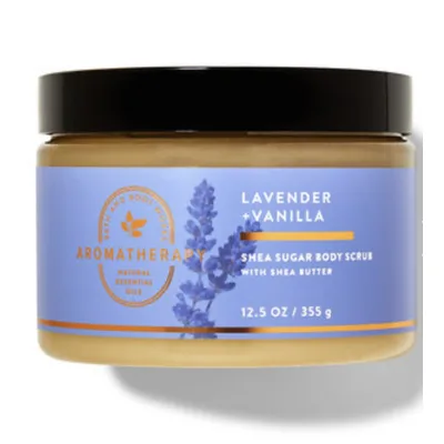 Aromatherapy Lavender Vanilla Shea Sugar Body Scrub