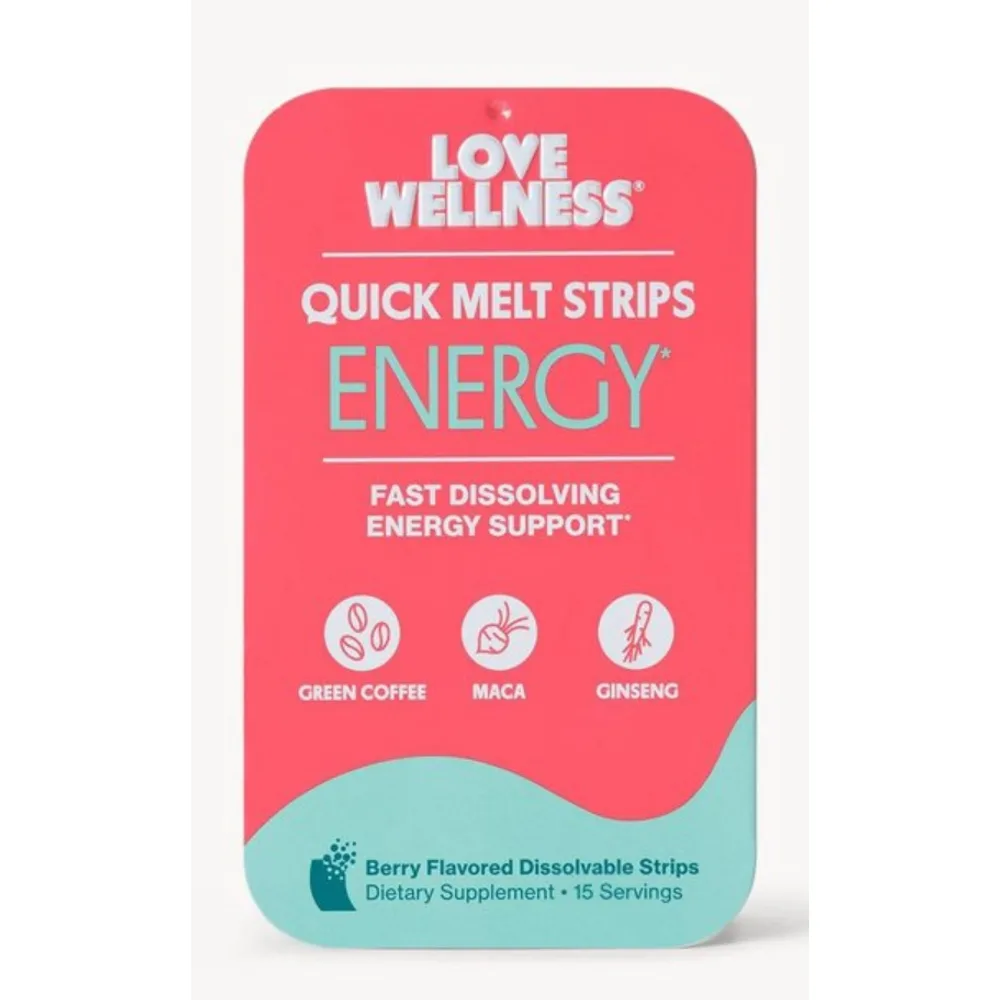 Love Wellness Energy Quick Melt Strips