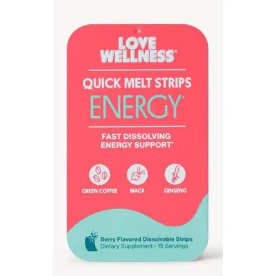 Love Wellness Energy Quick Melt Strips