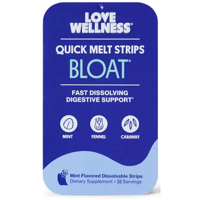Love Wellness Bloat Quick Melt Strips
