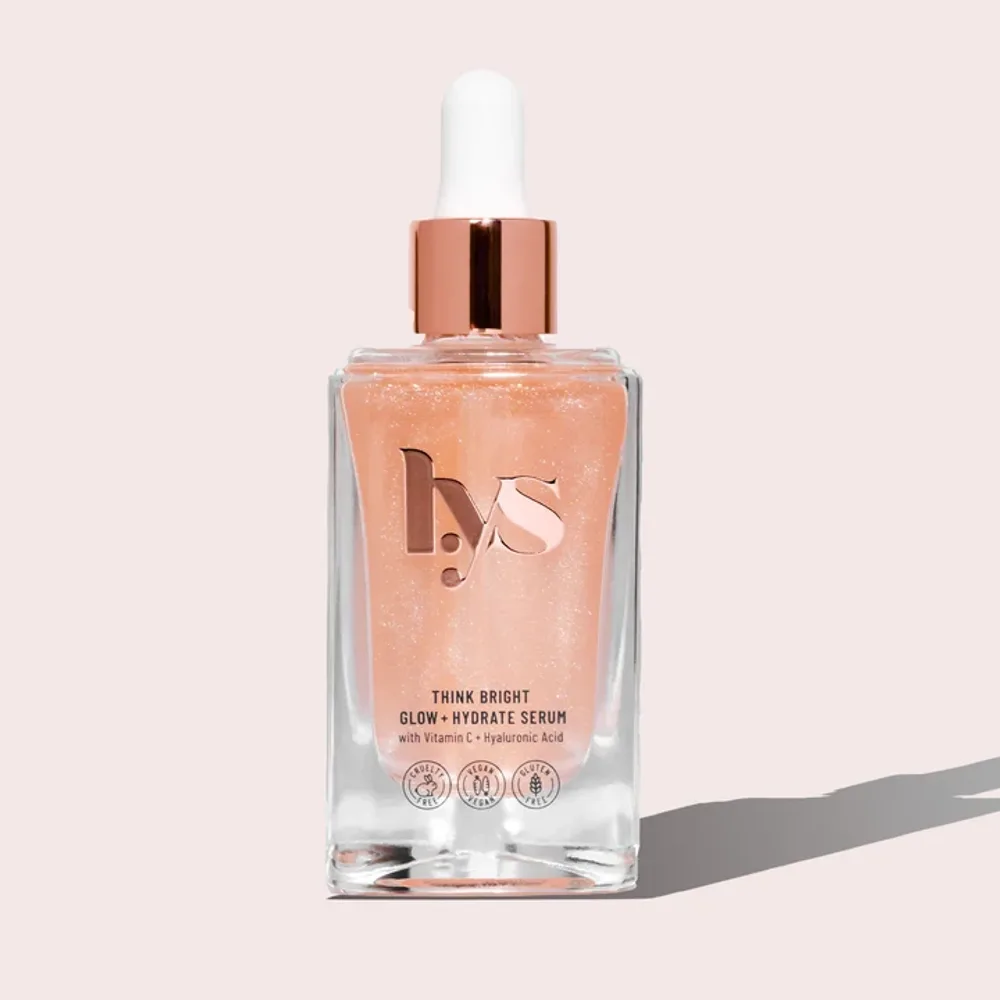 LYS Beauty THINK BRIGHT GLOW + HYDRATE SERUM WITH VITAMIN C & HYALURONIC ACID
