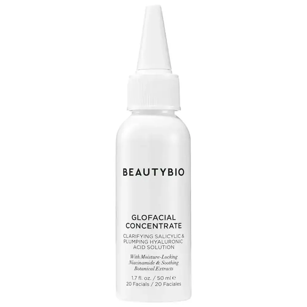 BeautyBio GLOfacial Clarifying Salicylic & Plumping Hyaluronic Acid Concentrate