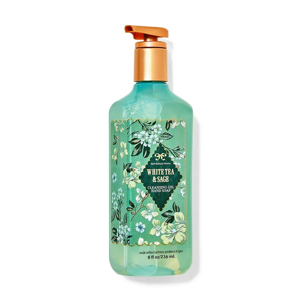 White Tea & Sage Cleansing Gel Hand Soap