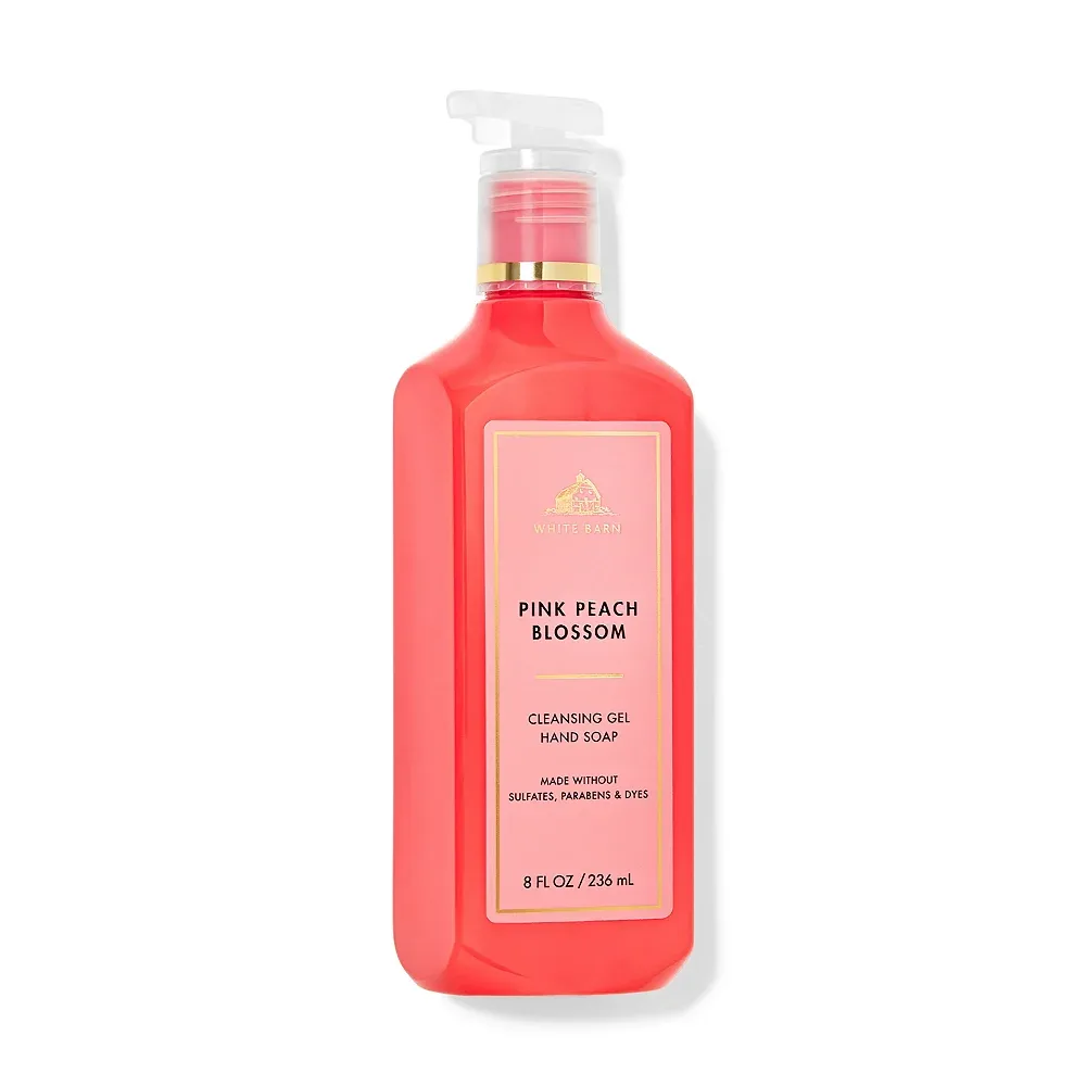 Pink Peach Blossom Cleansing Gel Hand Soap