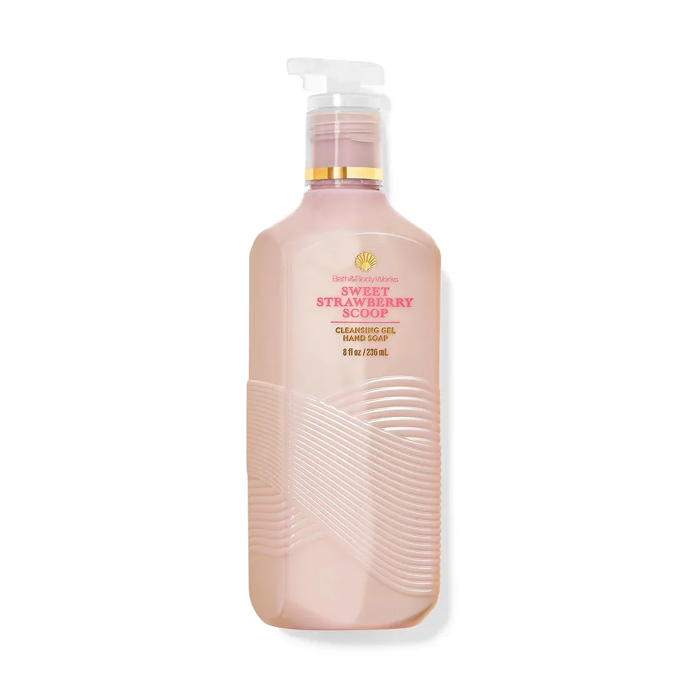 Sweet Strawberry Scoop Cleansing Gel Hand Soap