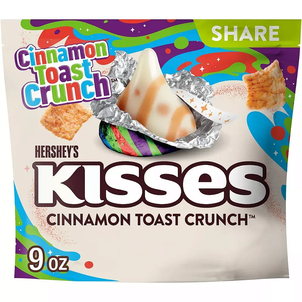 Hershey's Kisses Cinnamon Toast Crunch Candy