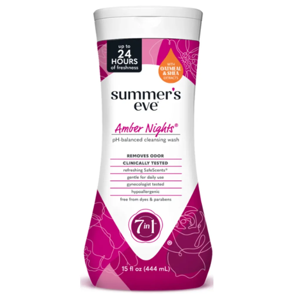 Summer's Eve Amber Nights Feminine Wash with Oat & Shea Extracts