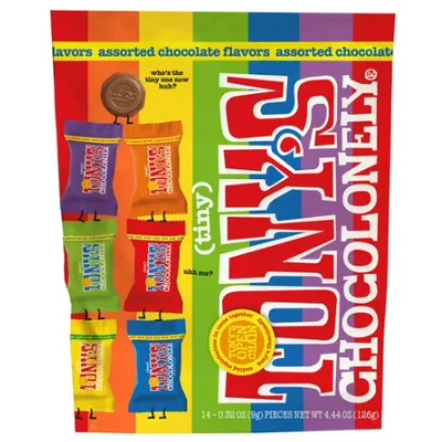 Tony's Chocolonely Tiny Tony's mixed flavor pouch