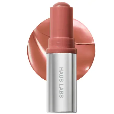 HAUS LABS BY LADY GAGA Color Fuse Longwear Hydrating Glassy Lip + Cheek Blush Balm Stick