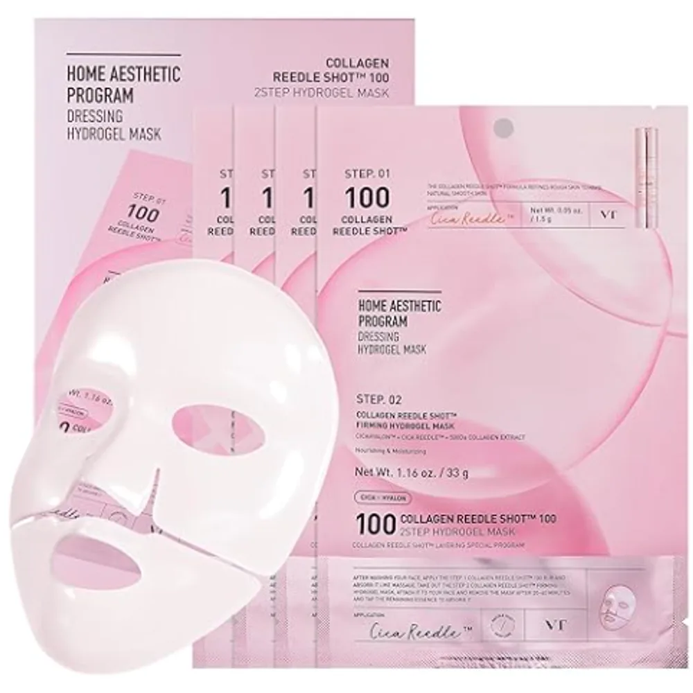 VT COSMETICS Collagen Reedle Shot 100 2-Step Hydrogel Mask