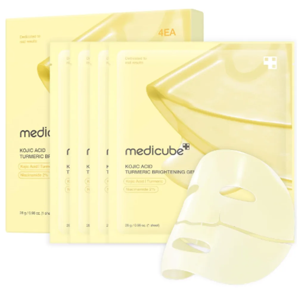 Medicube Kojic Acid Turmeric Brightening Gold Jelly Gel Mask